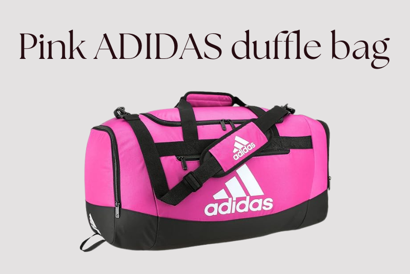 Pink Adidas Duffle Bags